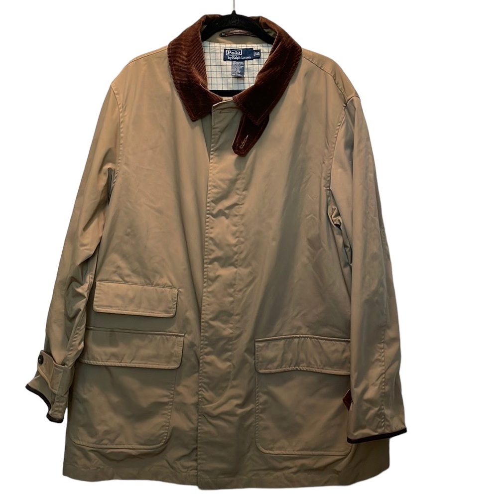 Polo by Ralph Lauren Jacket with Corduroy trim Mens XL Great Vintage condition